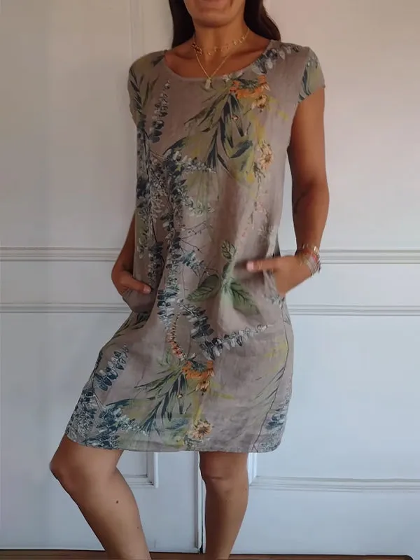 Anne | Comfy Round Neck Dress