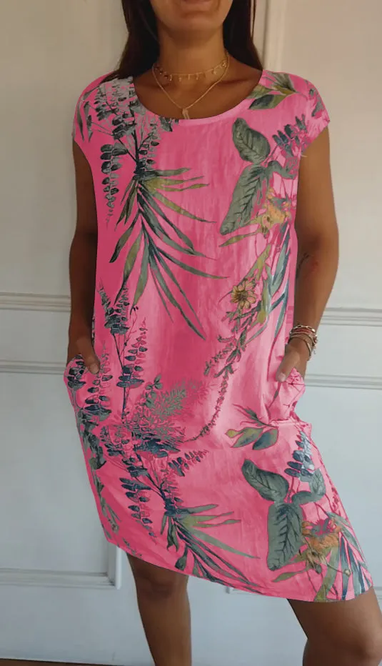 Anne | Comfy Round Neck Dress