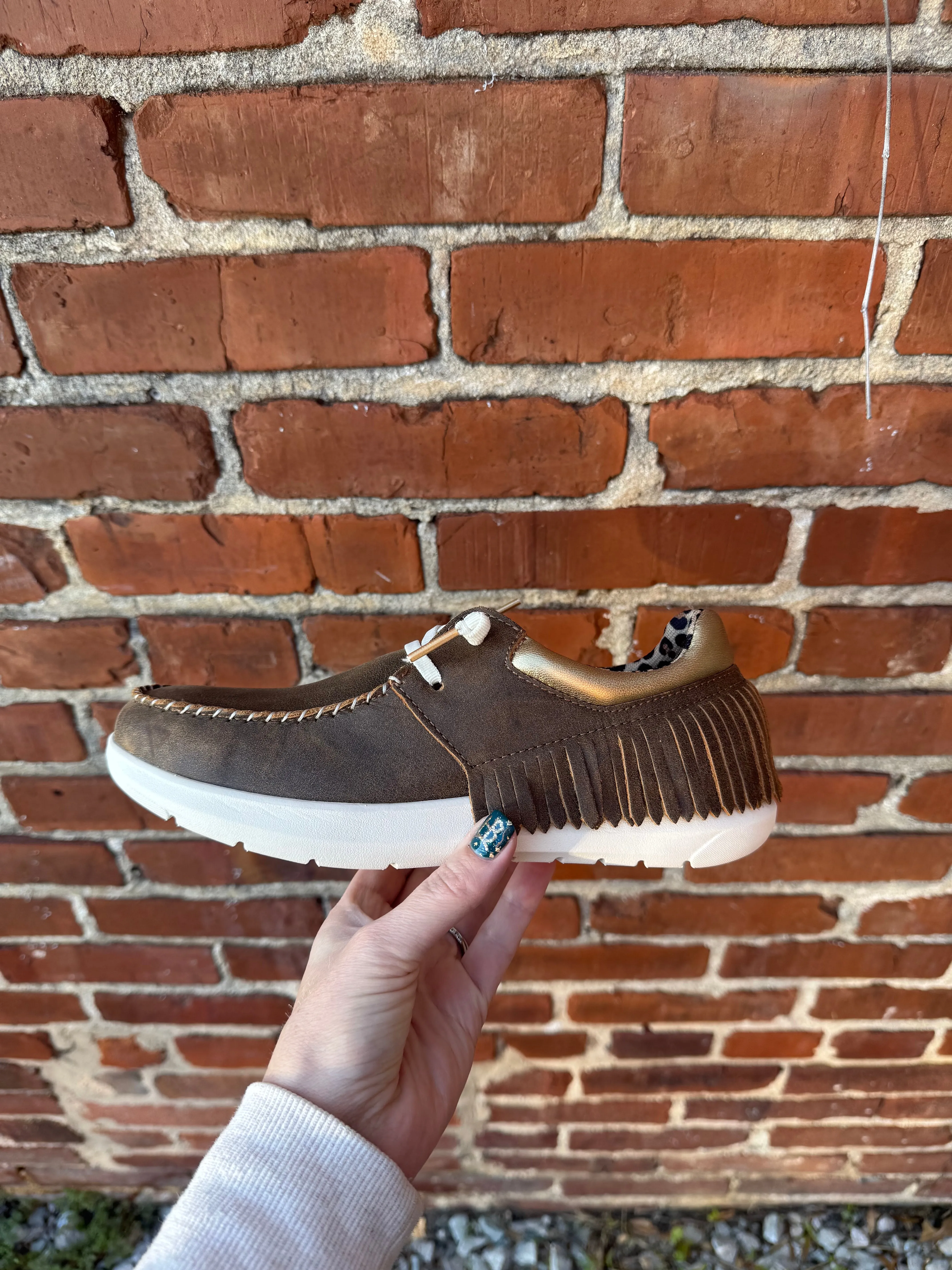 ARIAT Fringe Brown Bomber