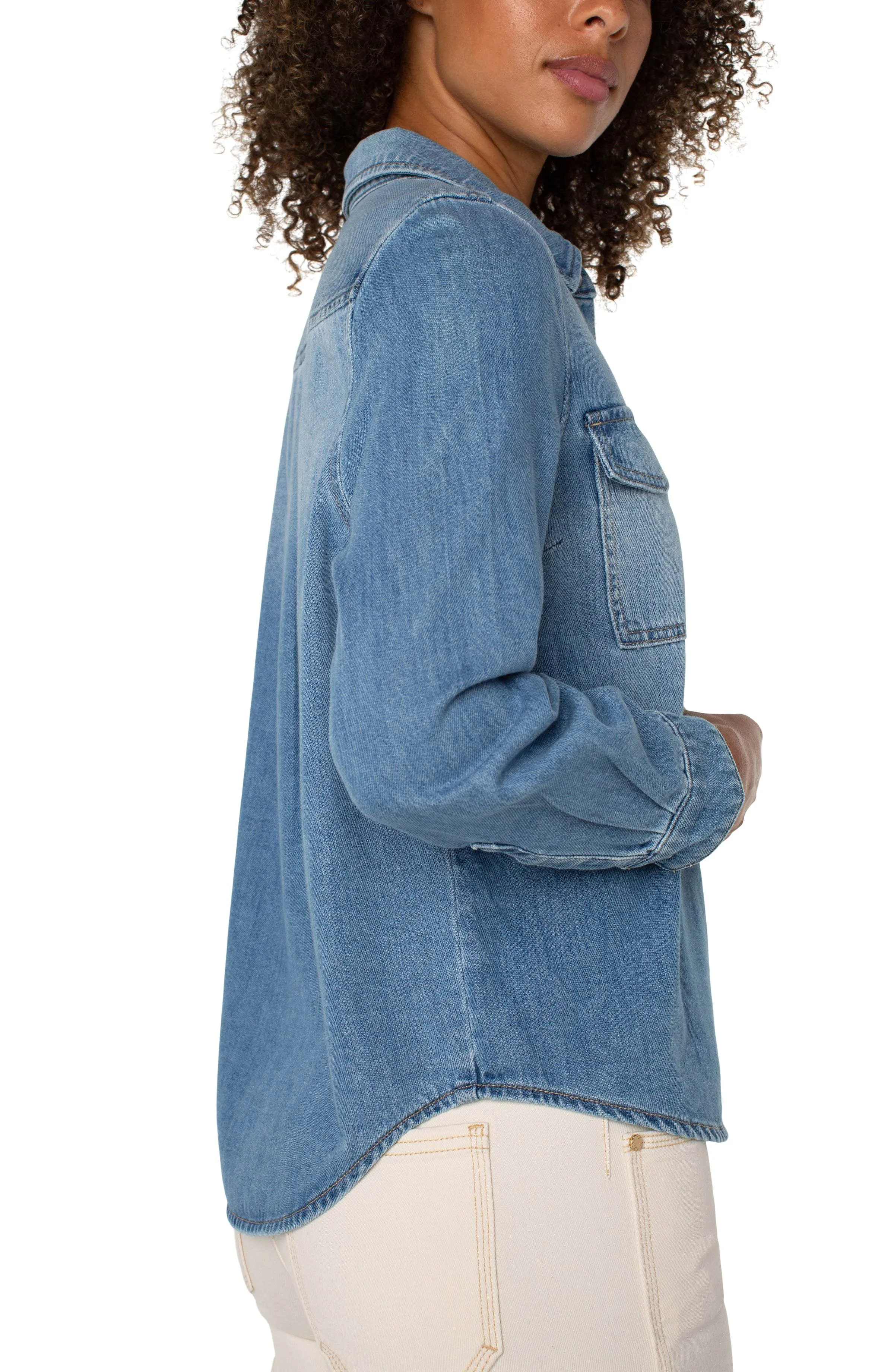 Button-Down Denim Shirt | Liverpool