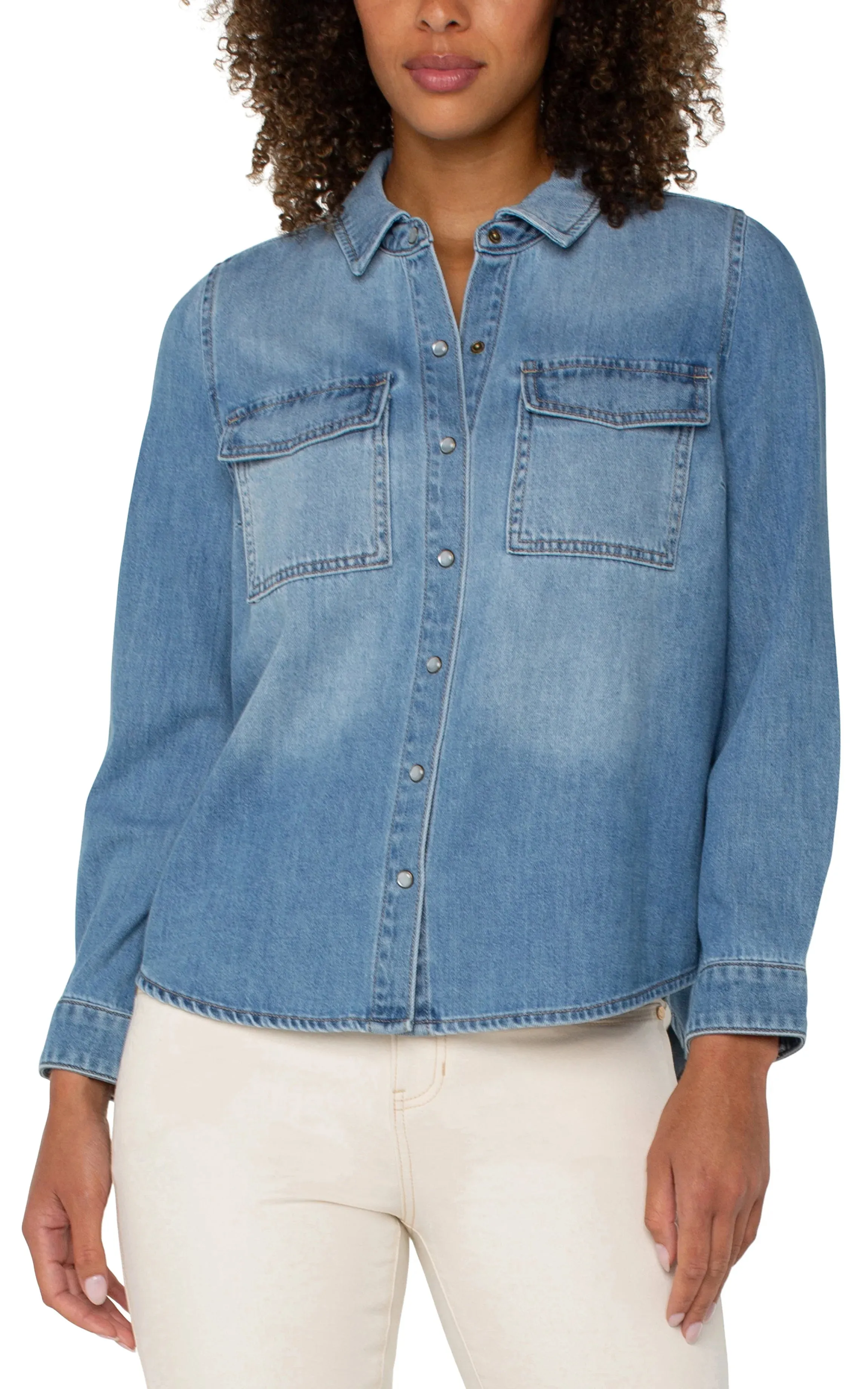 Button-Down Denim Shirt | Liverpool