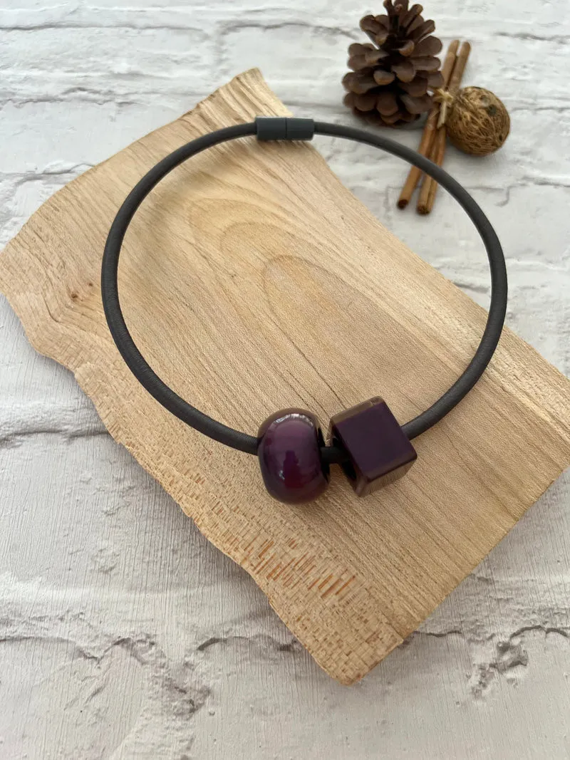 Calitaa Luxury Collection Bead Aubergine