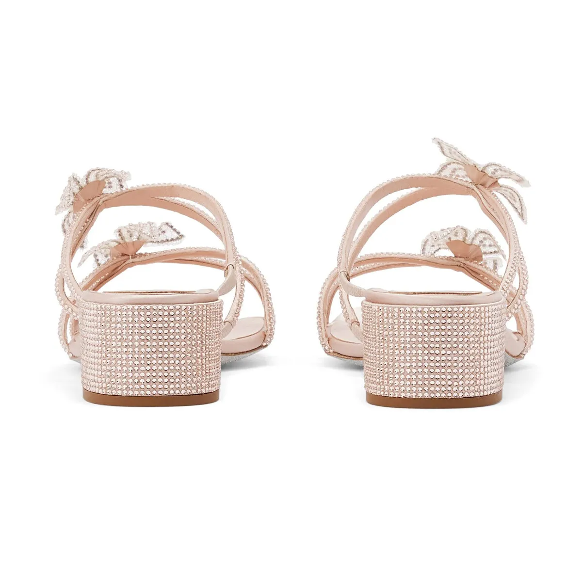 Catherina 40 Lace Strass Slides