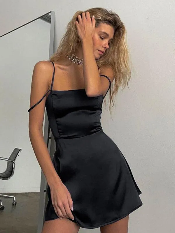 Chic Summer Cross Halter Dress for Women