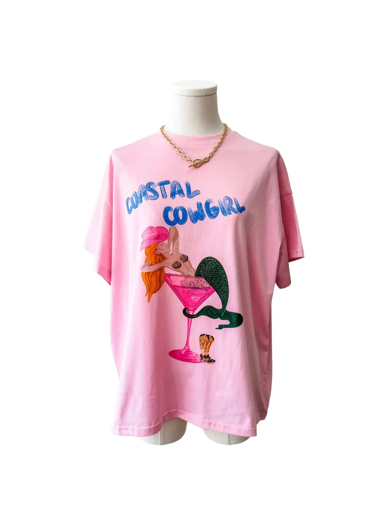 Coastal Cowgirl Top and Shorts Set / Pink & Blue (Women's)