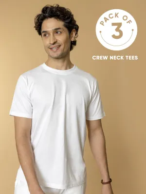 Crew Neck Cotton T-shirt - Daily (Pack of 3)