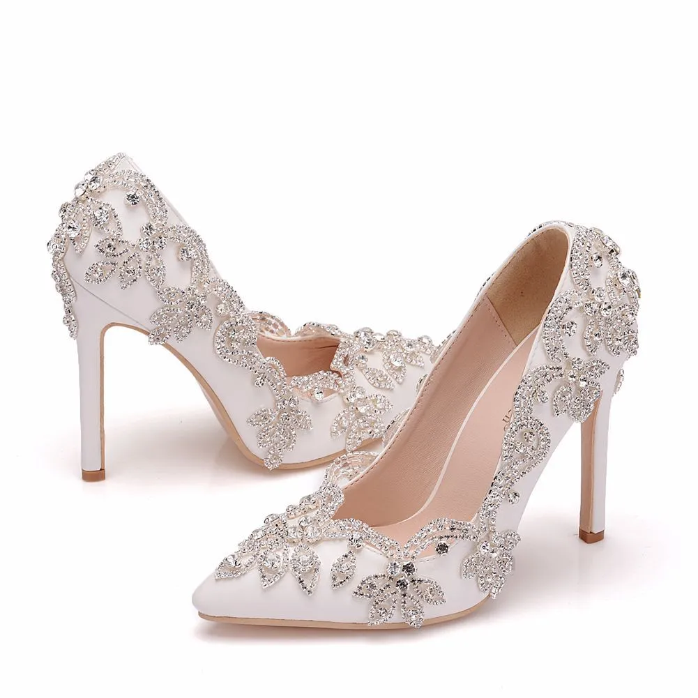Crystal Exquisite Rhinestone Wedding Pumps