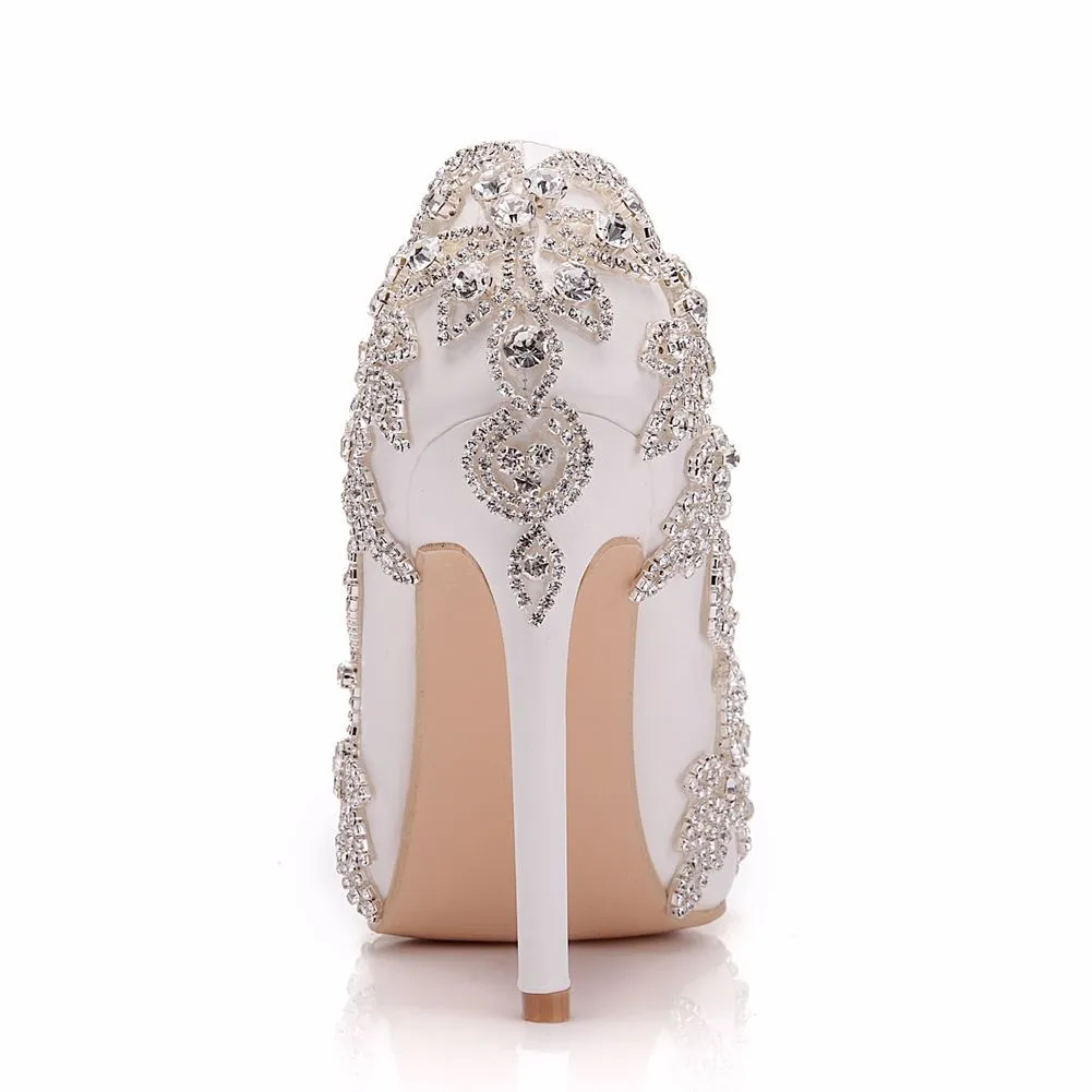 Crystal Exquisite Rhinestone Wedding Pumps