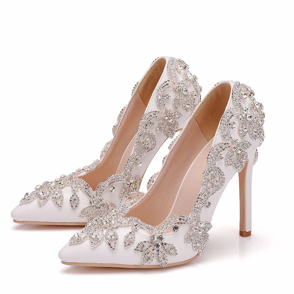 Crystal Exquisite Rhinestone Wedding Pumps