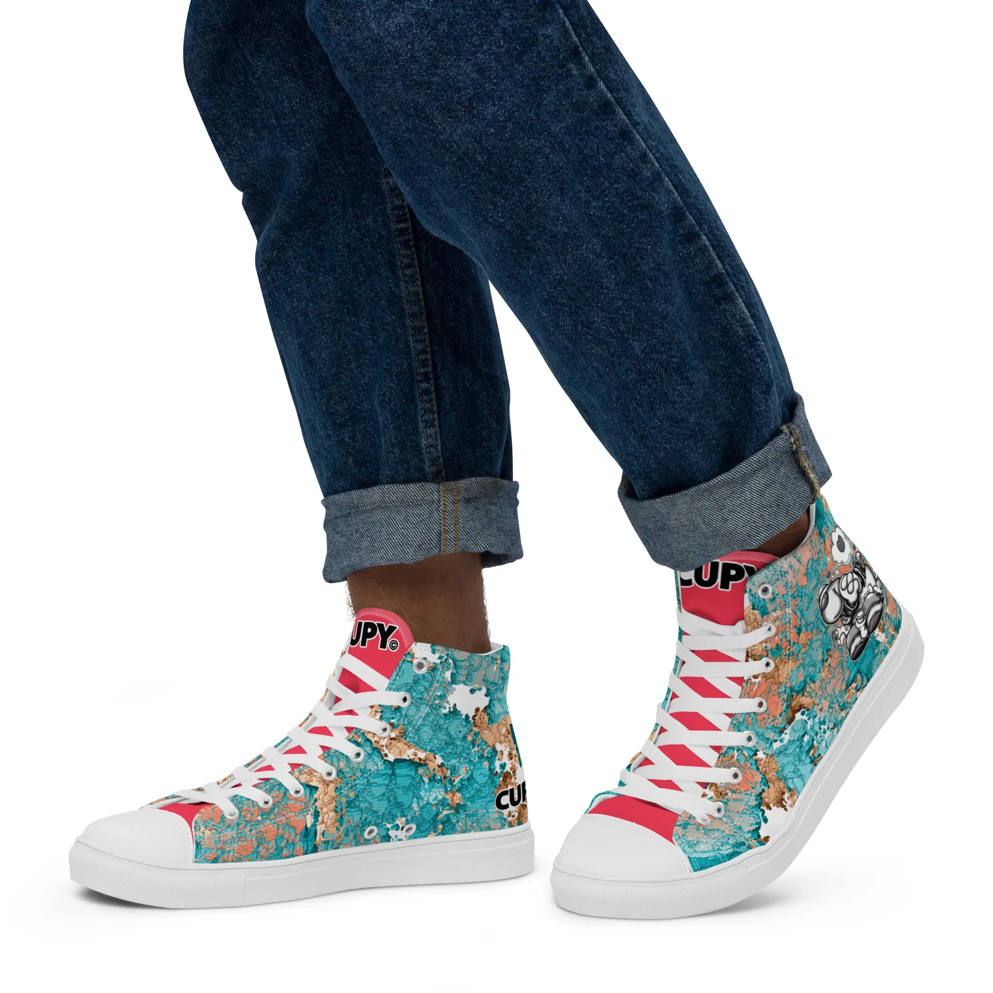 CUPY men’s high top canvas shoes