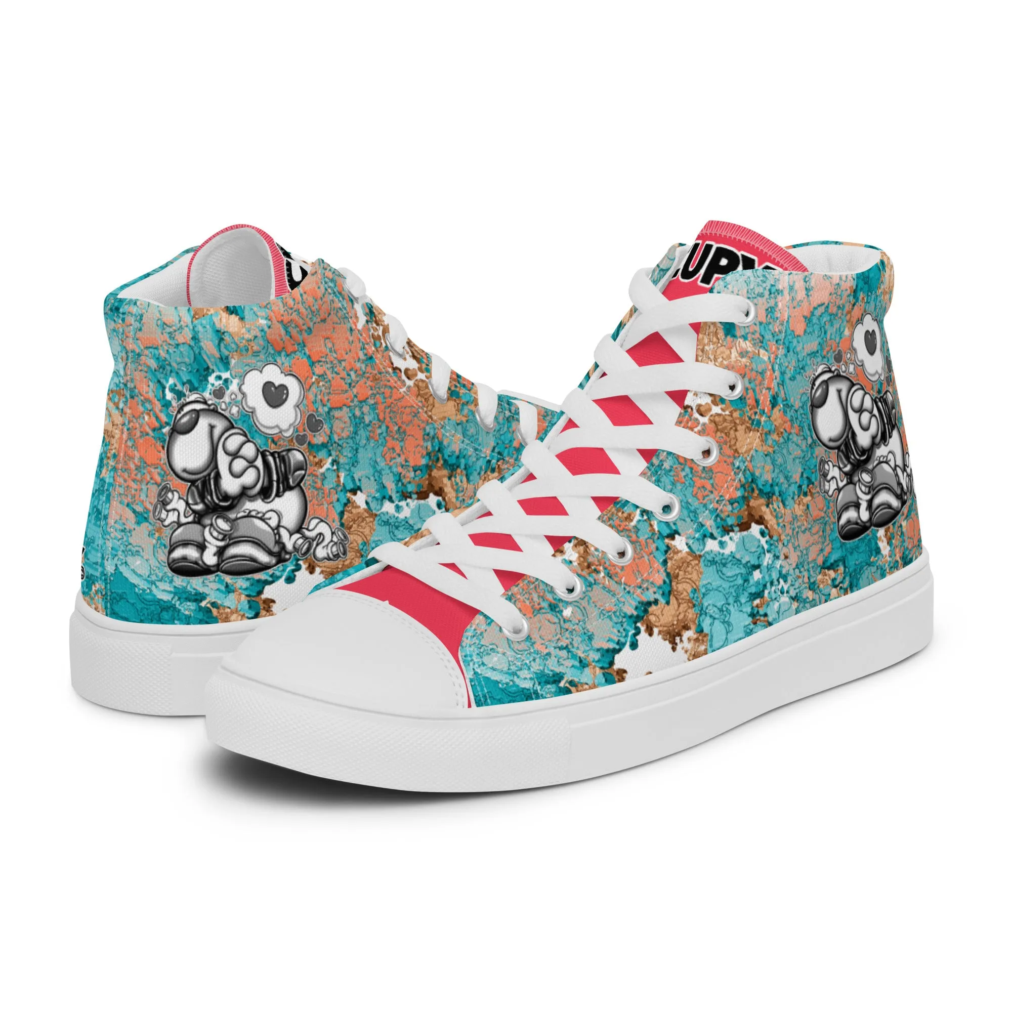 CUPY men’s high top canvas shoes