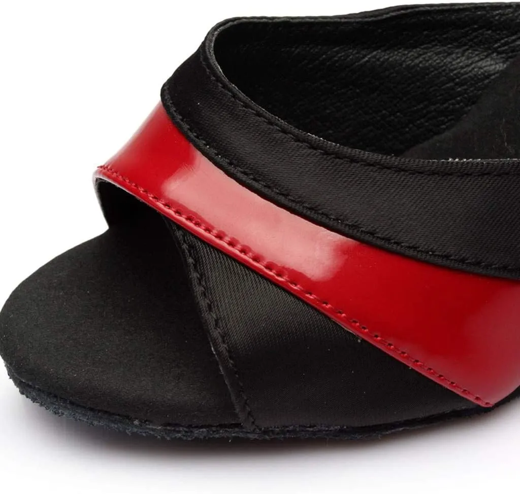 Dancing Shoes for Women Latin Dance Shoes Prom Shoe Peep Toe Ballroom Sandals Ankle Strap Ballroom Shoe