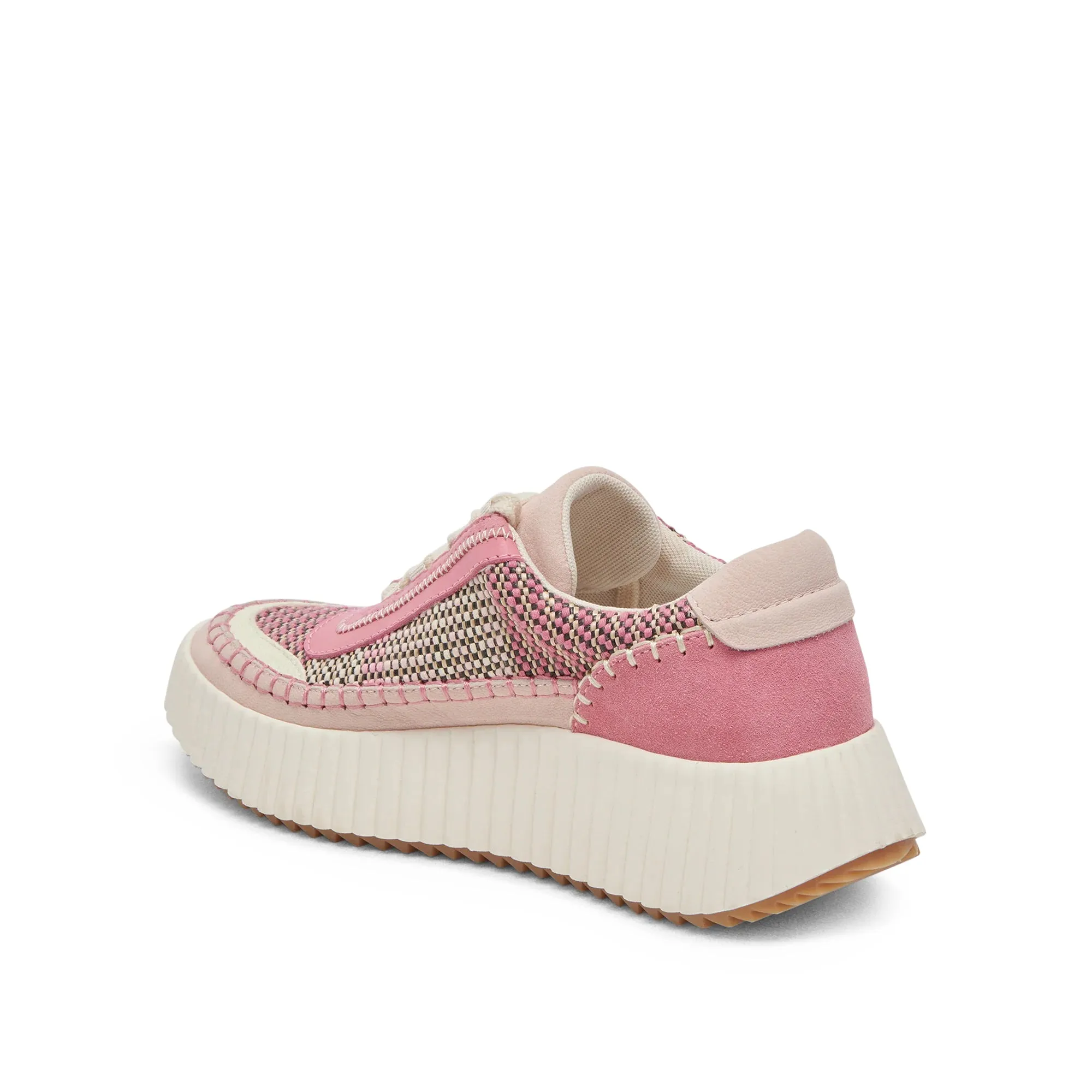 Dolen Platform Sneakers in Pink Multi