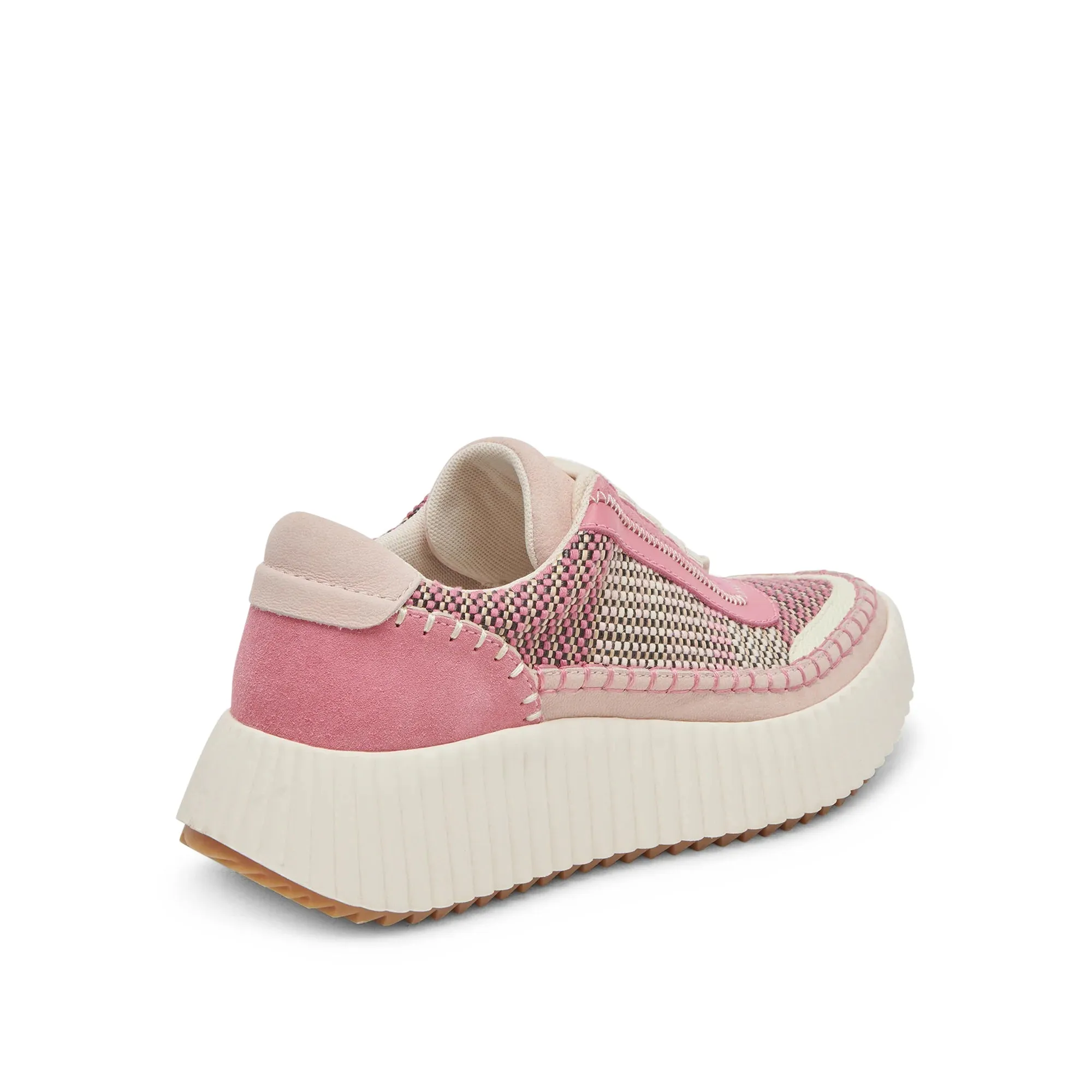 Dolen Platform Sneakers in Pink Multi