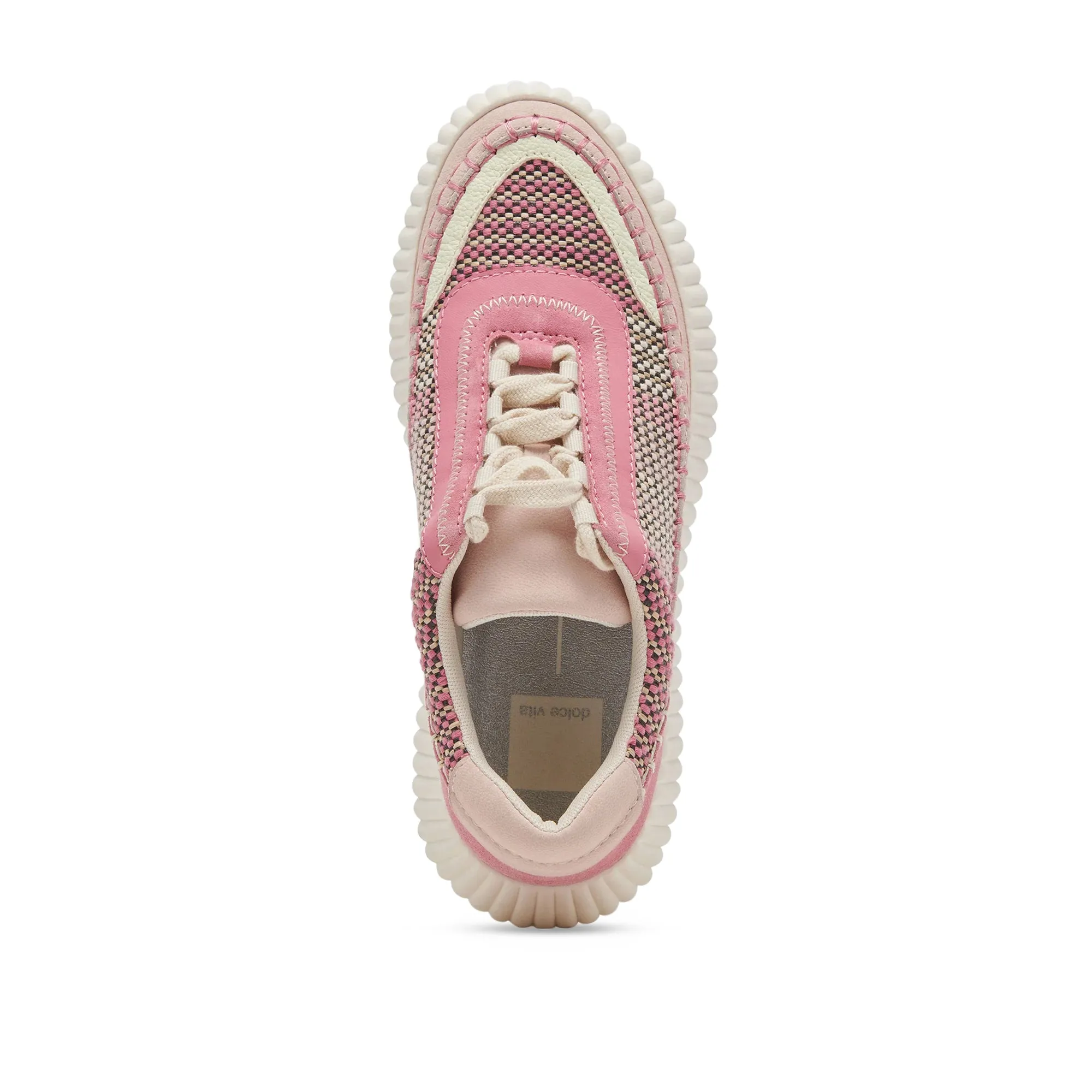 Dolen Platform Sneakers in Pink Multi