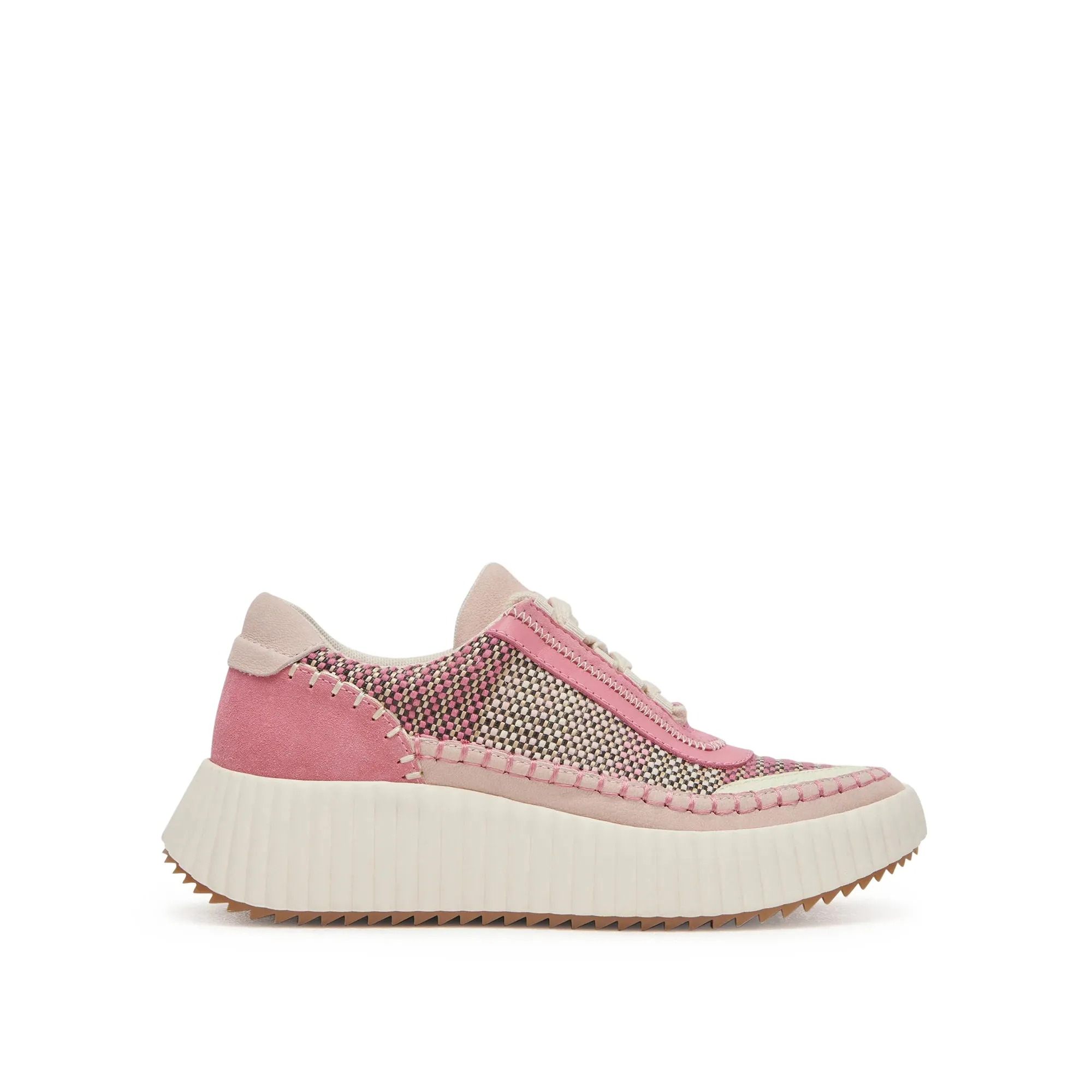 Dolen Platform Sneakers in Pink Multi