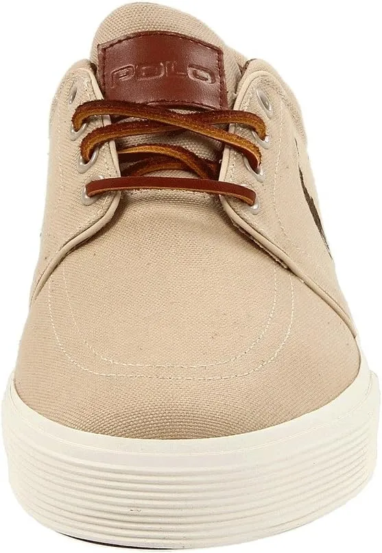 Faxon Low-Top Canvas Sneaker Polo Ralph Lauren Khaki Canvas