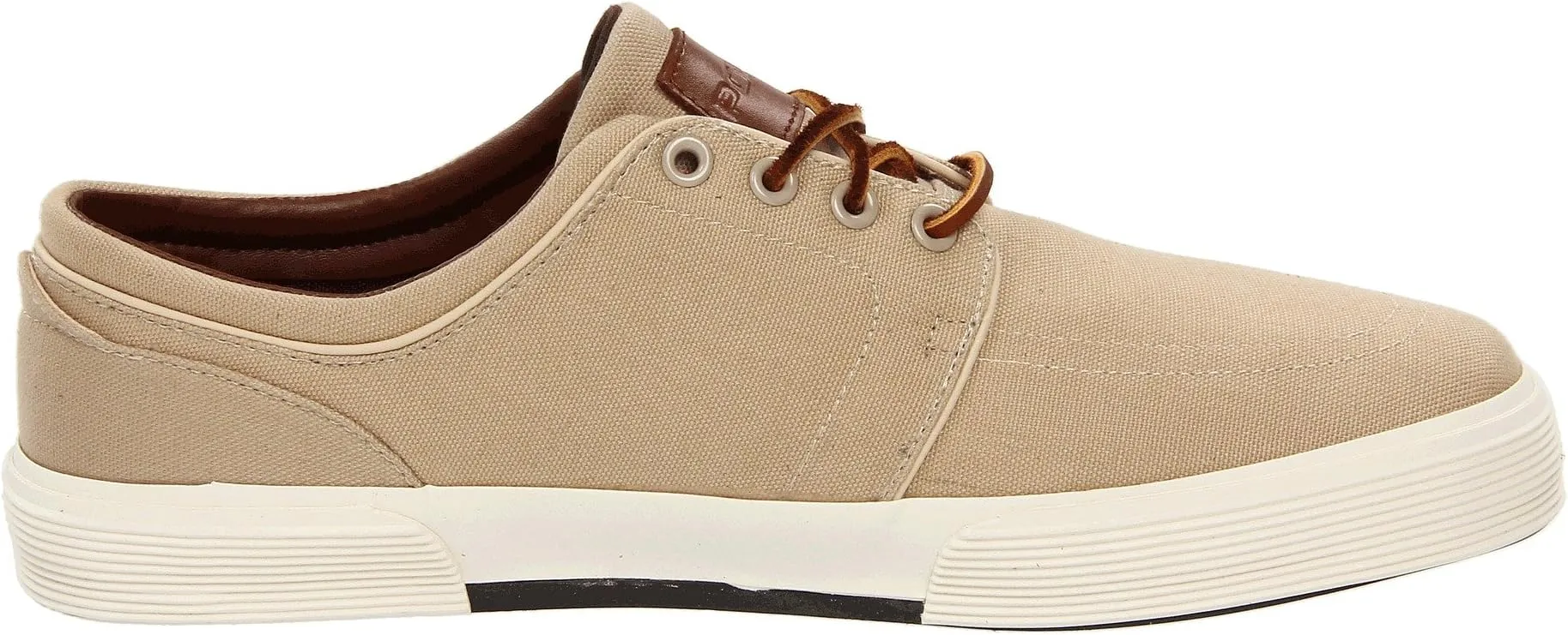 Faxon Low-Top Canvas Sneaker Polo Ralph Lauren Khaki Canvas