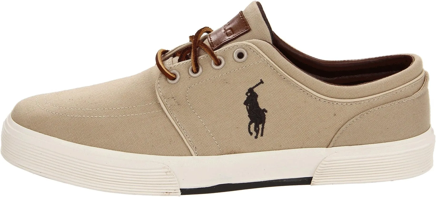 Faxon Low-Top Canvas Sneaker Polo Ralph Lauren Khaki Canvas