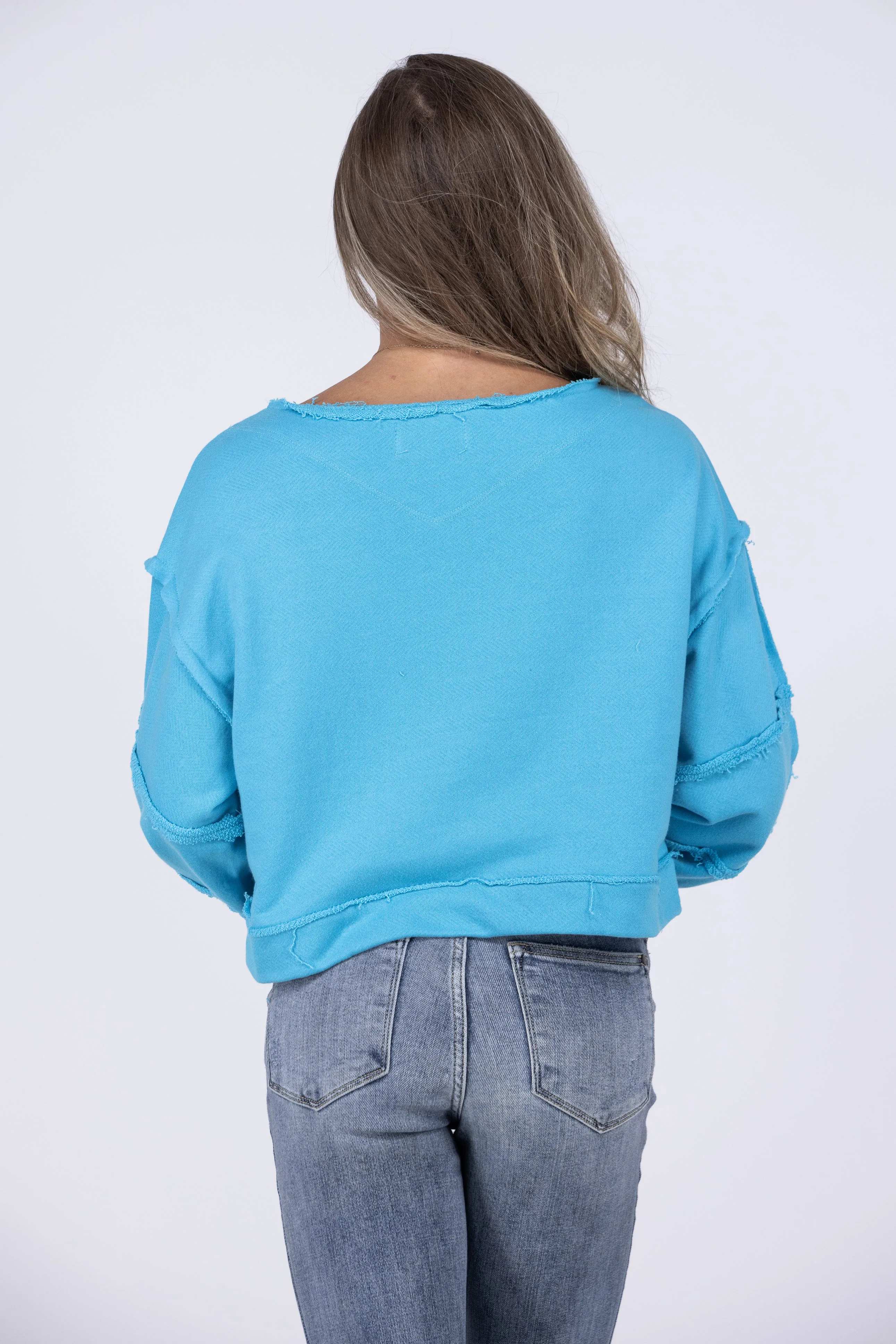 Feeling Comfy Cropped Sweatshirt * Final Sale*
