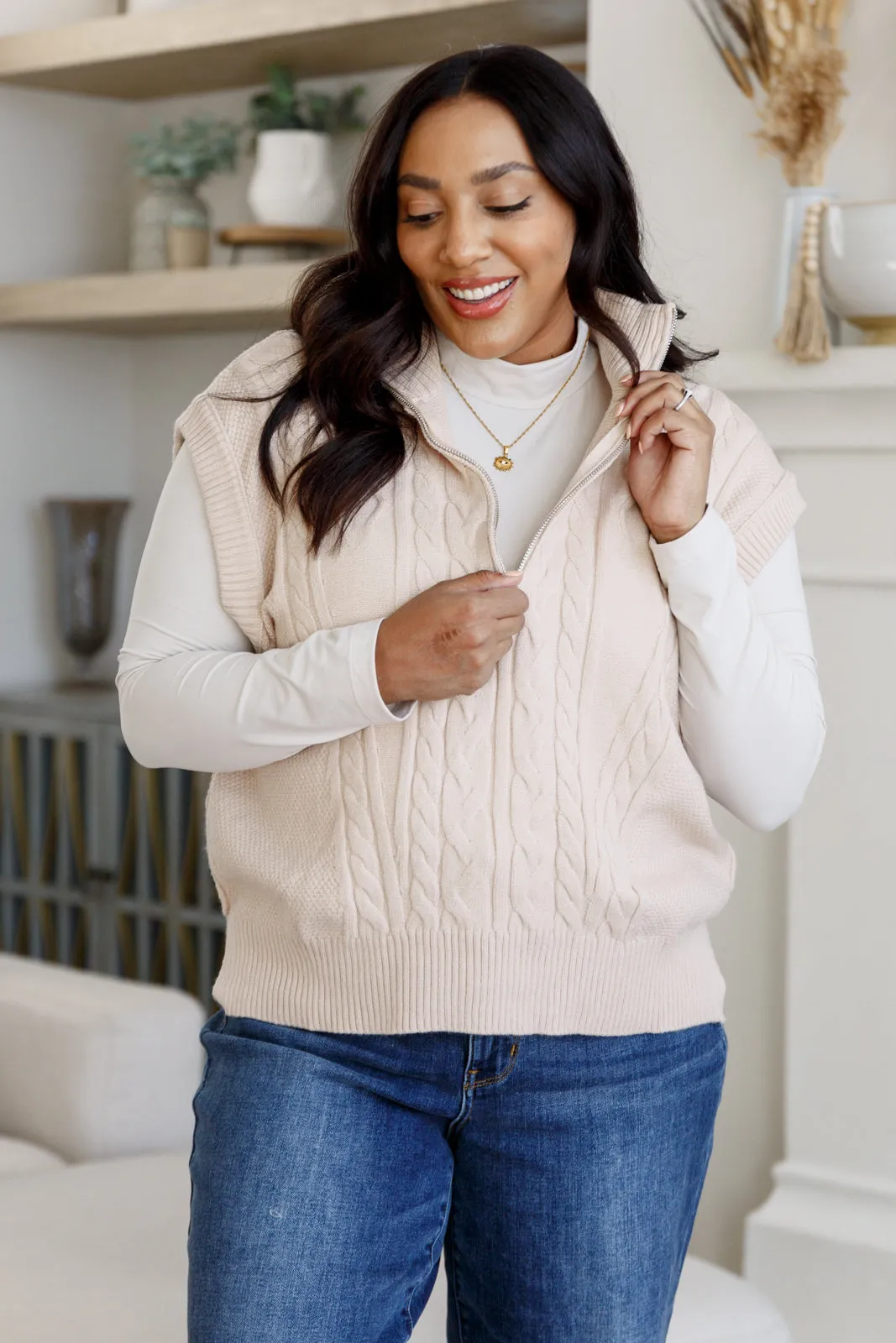 **FLASH DEAL** (REG $48) HEYSON- Golf At Four Cable Knit Vest