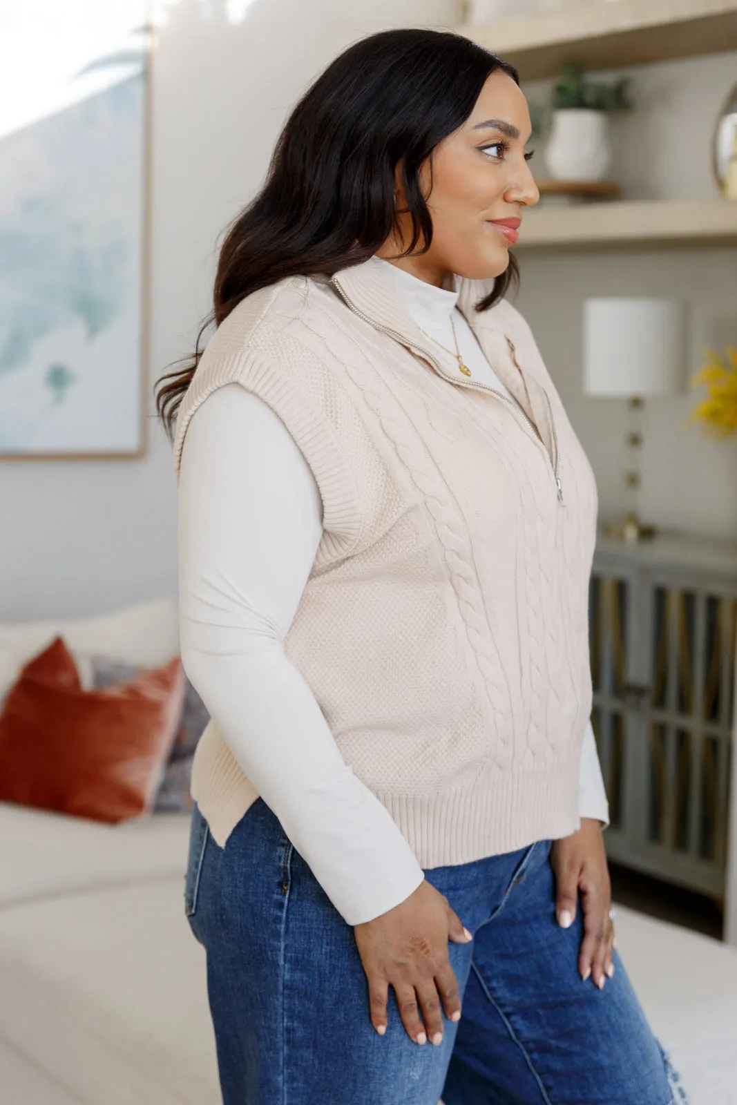 **FLASH DEAL** (REG $48) HEYSON- Golf At Four Cable Knit Vest