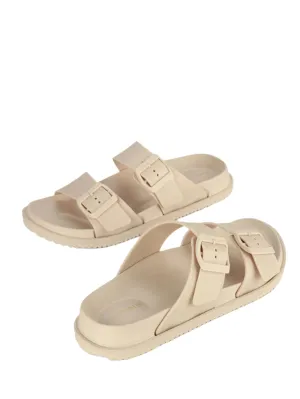 FLAT DESERT SANDALS WITH BUCKLES