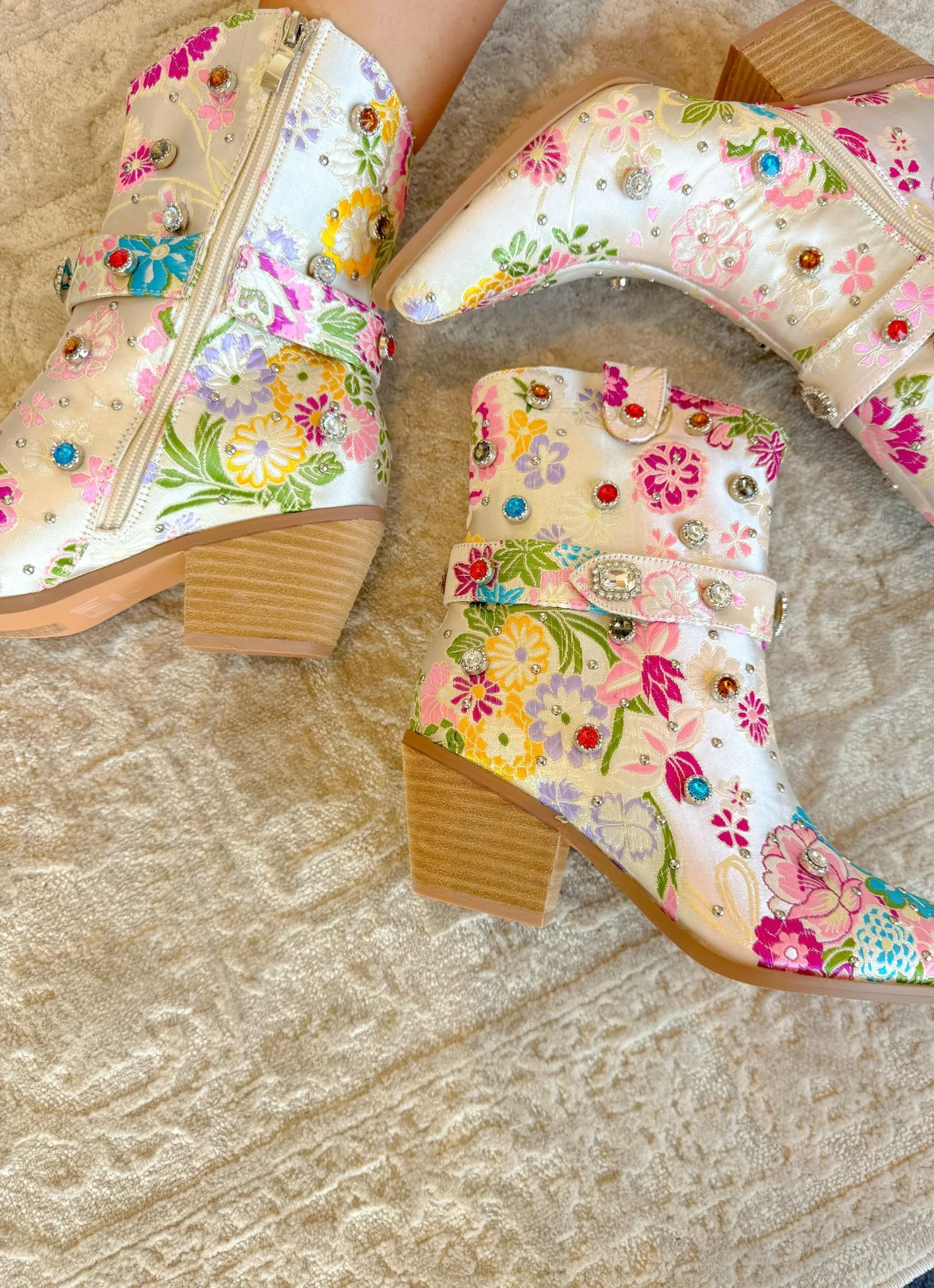 Florence Bejeweled Bootie