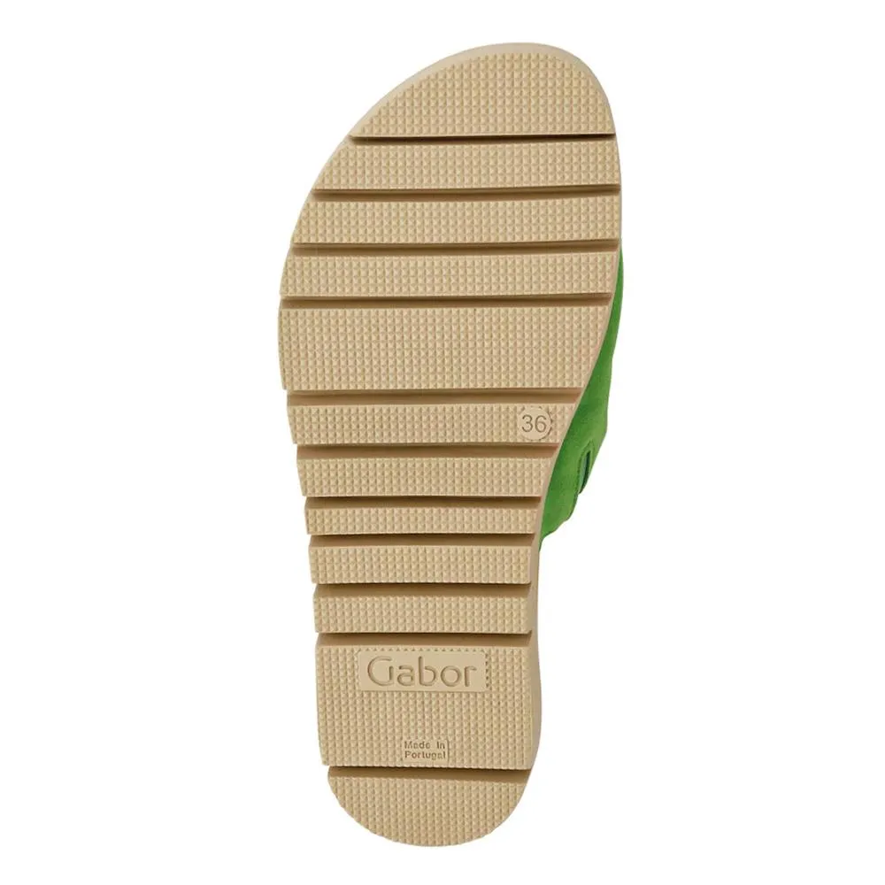 Leather Chunky Mule Sandals - GAB41507 / 326 988
