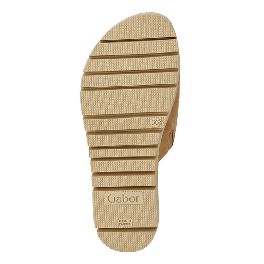 Leather Chunky Mule Sandals - GAB41507 / 326 988