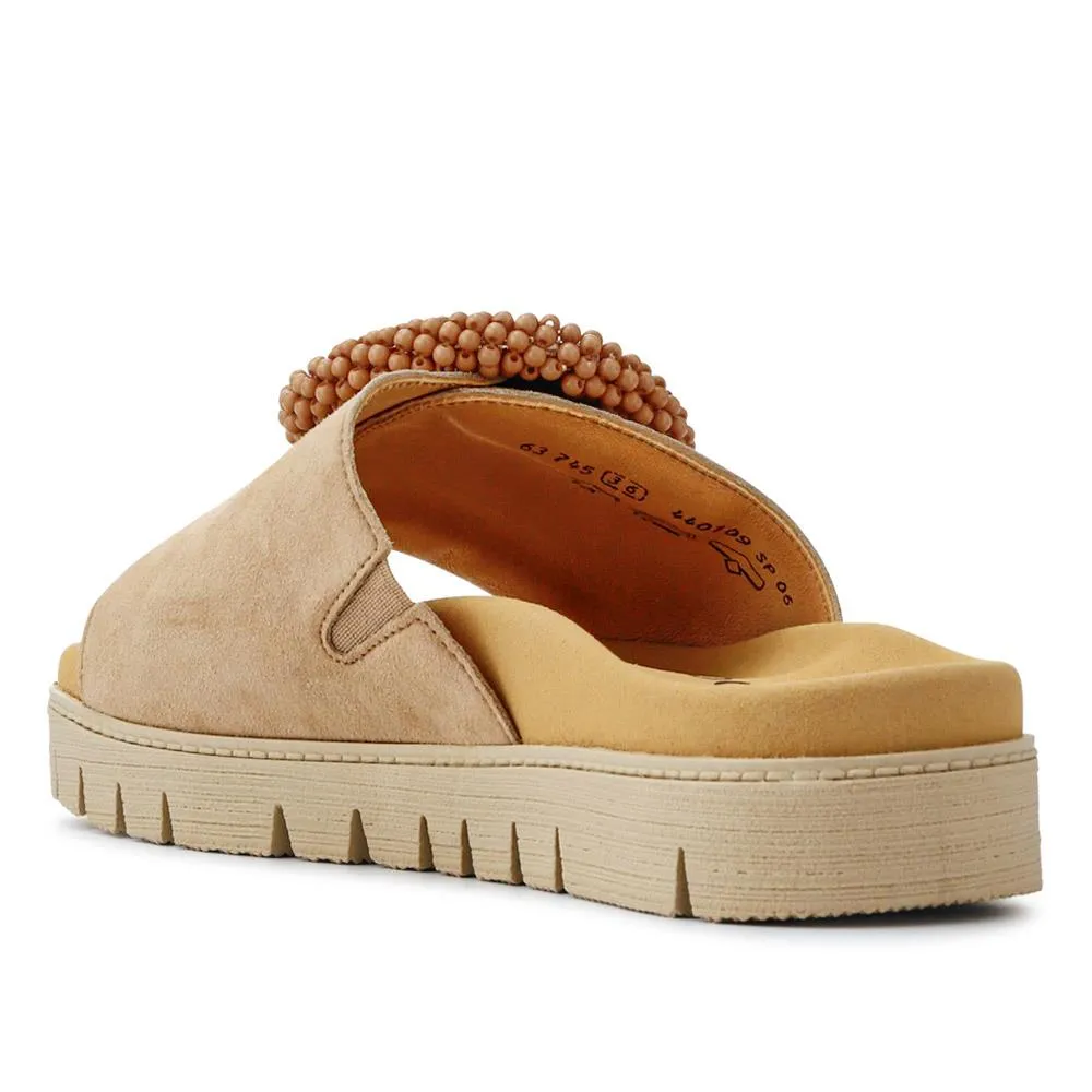 Leather Chunky Mule Sandals - GAB41507 / 326 988