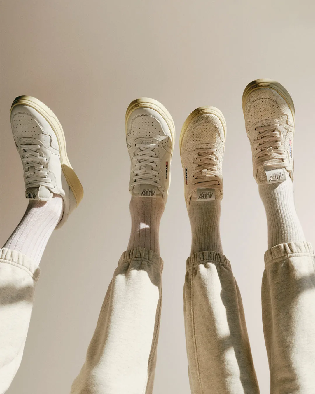 Medalist White Leather Sneakers