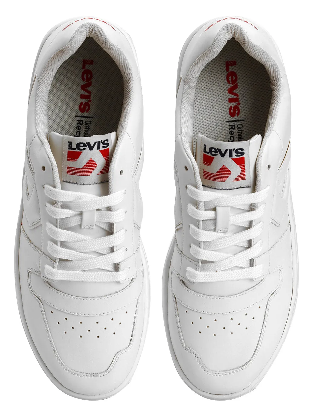 Men's White Solid Sneakers