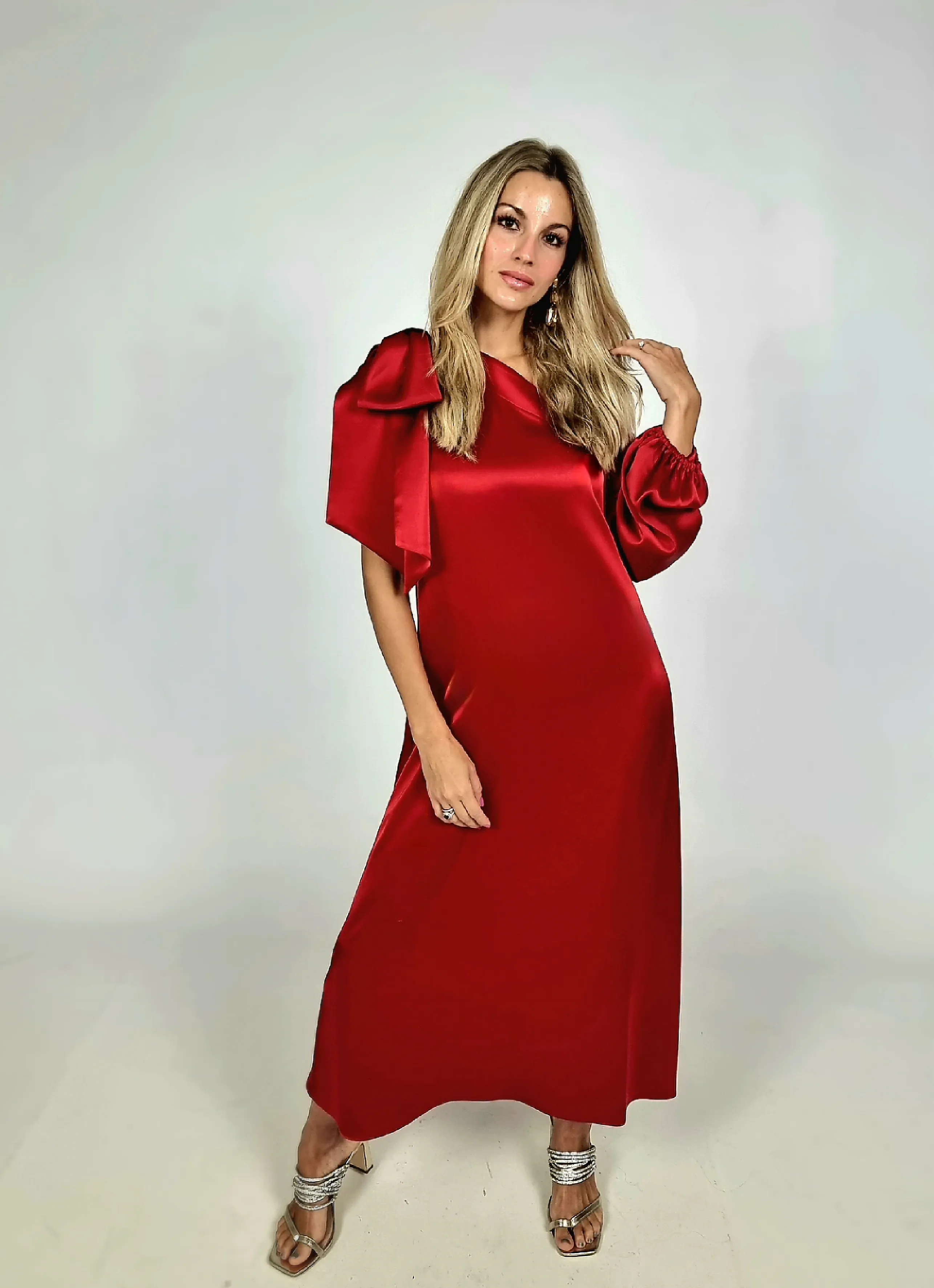 Moskada Red Elba Dress