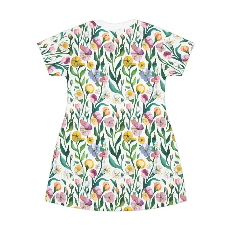 Painted Floral t Shirt Dress for Ultimate Comfort