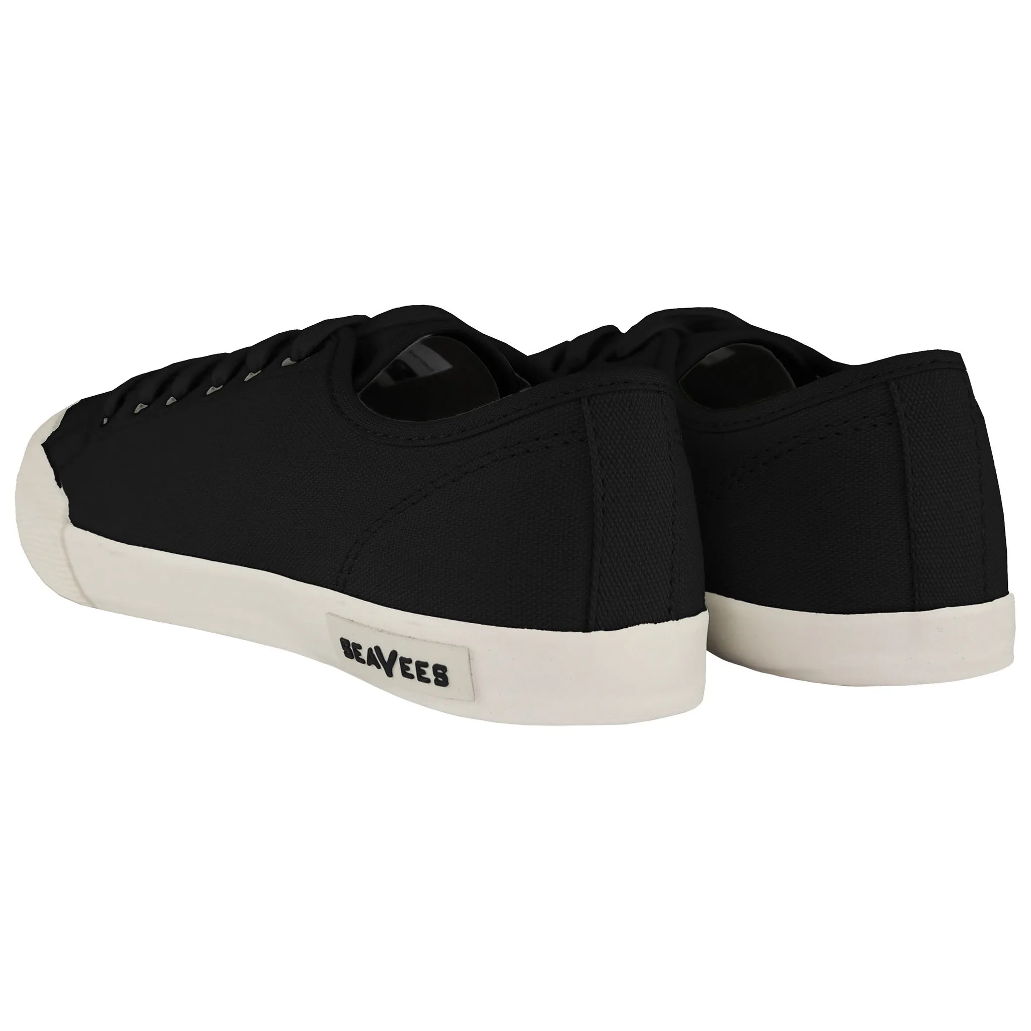 SeaVees Monterey Mens Black Plimsolls