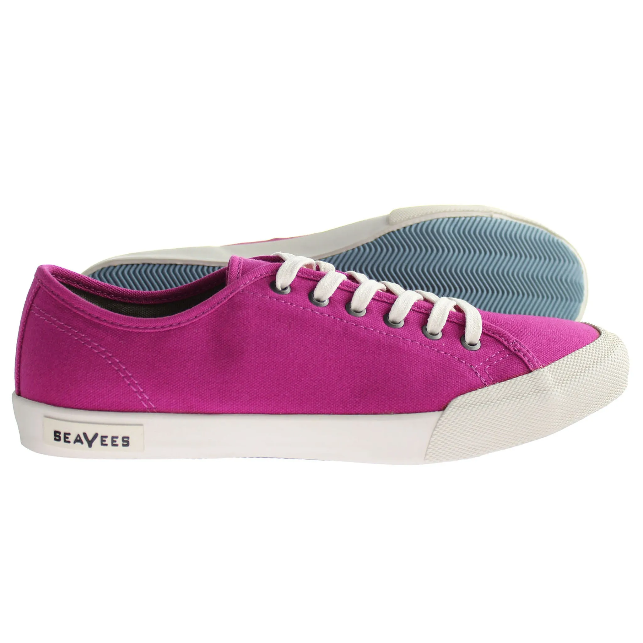 Seavees Monterey Standard Womens Purple Plimsolls