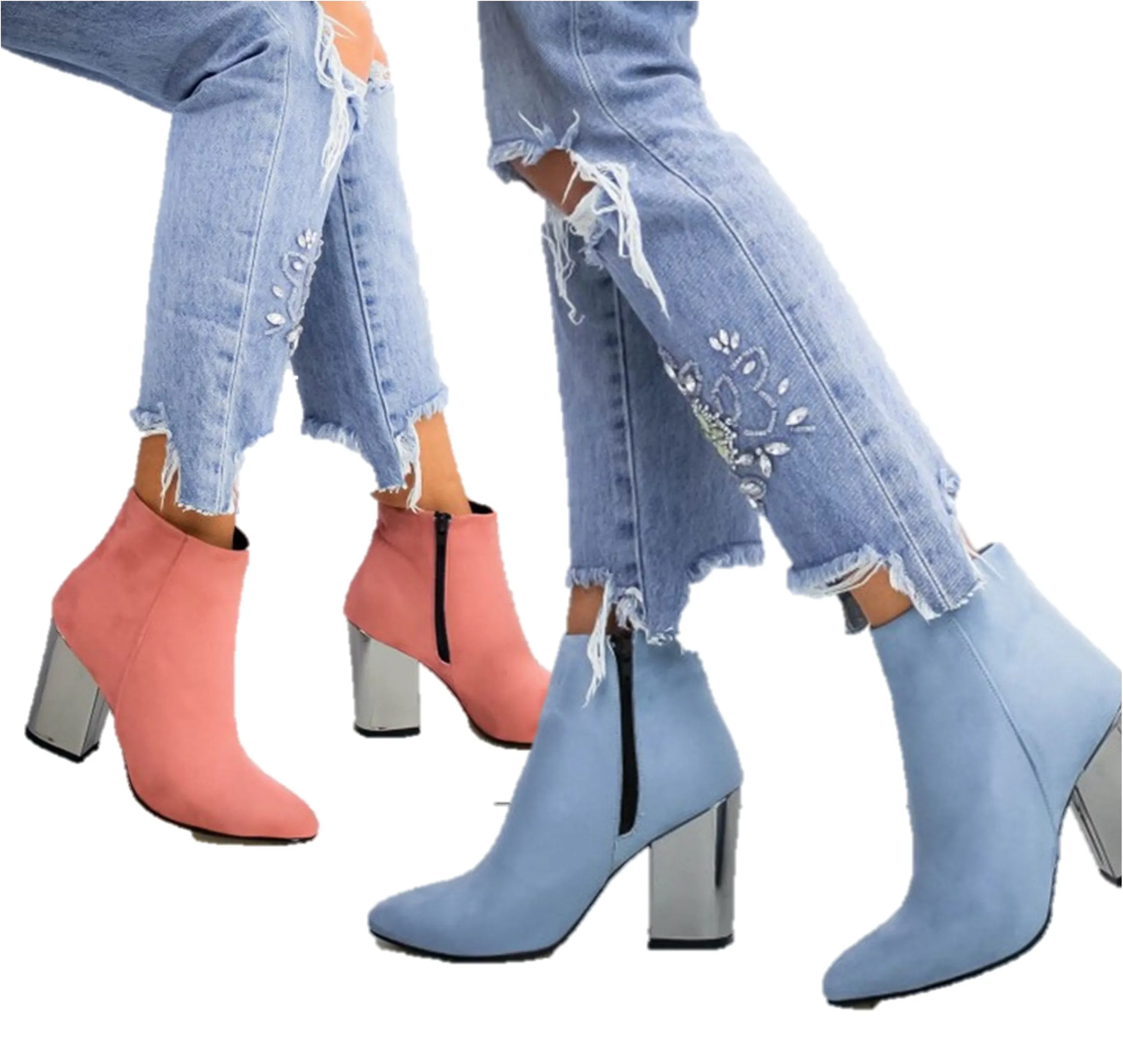 Stylish Ankle Boots. Gift for Her. Winter Platform Boots. Women's Evening Boots. WickedYo.