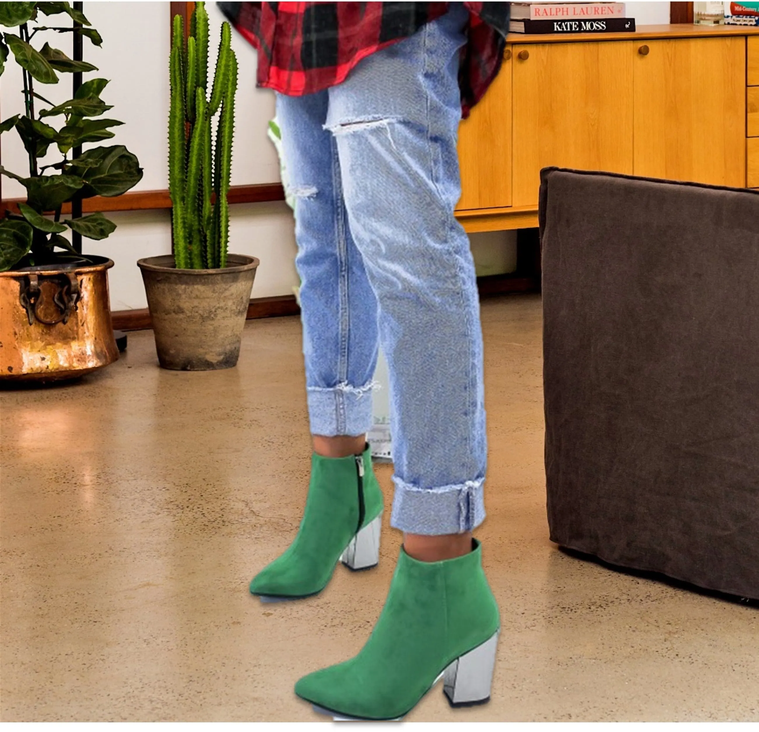 Stylish Ankle Boots. Gift for Her. Winter Platform Boots. Women's Evening Boots. WickedYo.