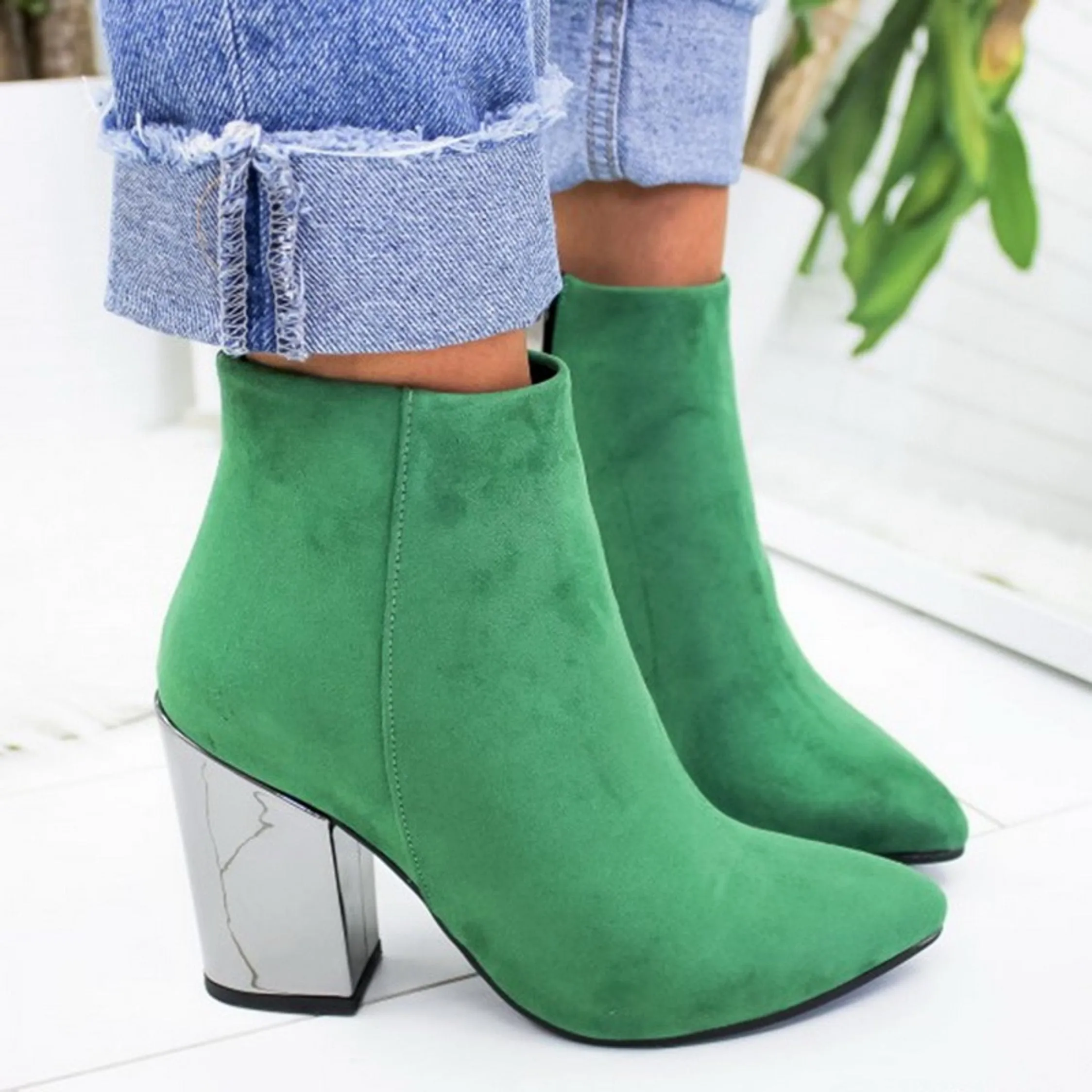 Stylish Ankle Boots. Gift for Her. Winter Platform Boots. Women's Evening Boots. WickedYo.