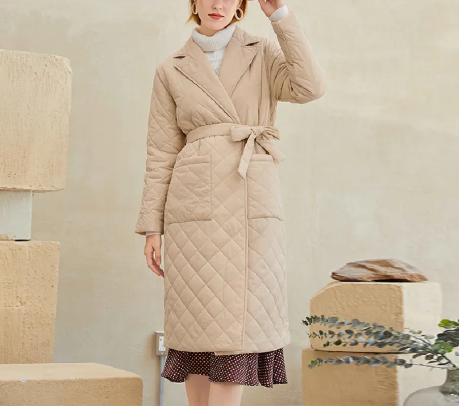Stylish Long straight winter coat