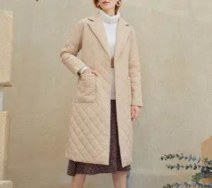 Stylish Long straight winter coat