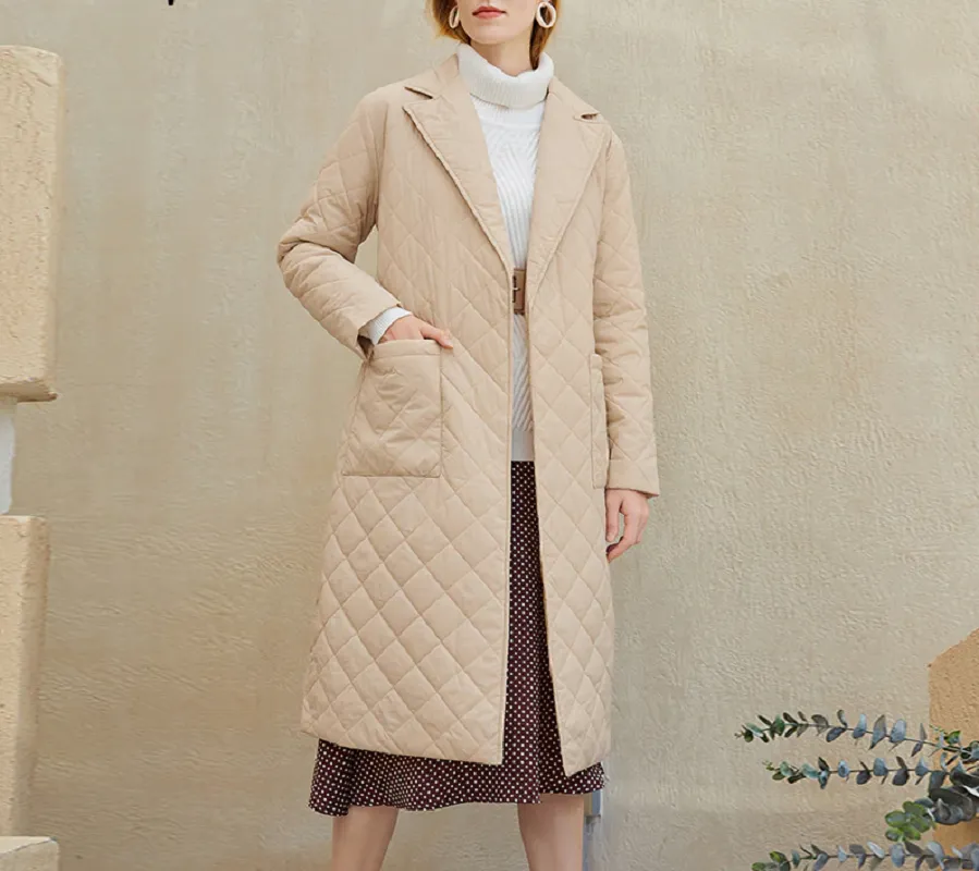 Stylish Long straight winter coat