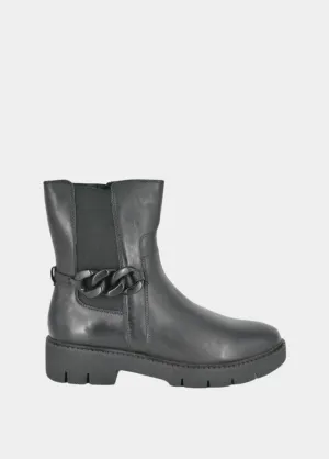 Tamaris Stylish Black Ankle Boots