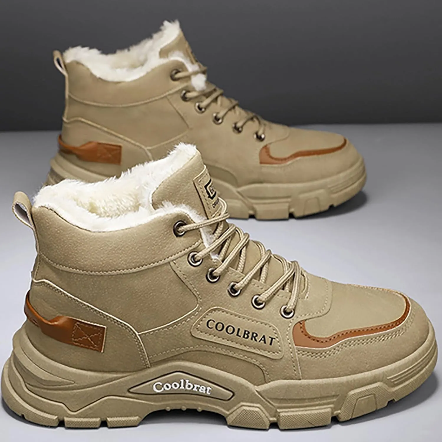 Work Boots for Men Slip On Hiking Sneakers Warm Booties Women Working Shoes Non Steel Toe Waterproof Work Shoes Non-Slip Hike Grounded Footwear